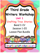 Writers Workshop Grade 3 Unit 1 Crafting True Stories Lesson Plans